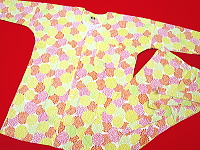 義若オリジナルの鯉口シャツ（ダボシャツ）牡丹菊
